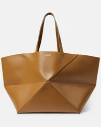 Loewe Borsa Puzzle Fold XL in pelle Marrone