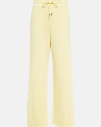 Max Mara Pantaloni Ultra in misto cotone Giallo