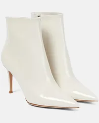 Gianvito Rossi Stivaletti in vernice Bianco