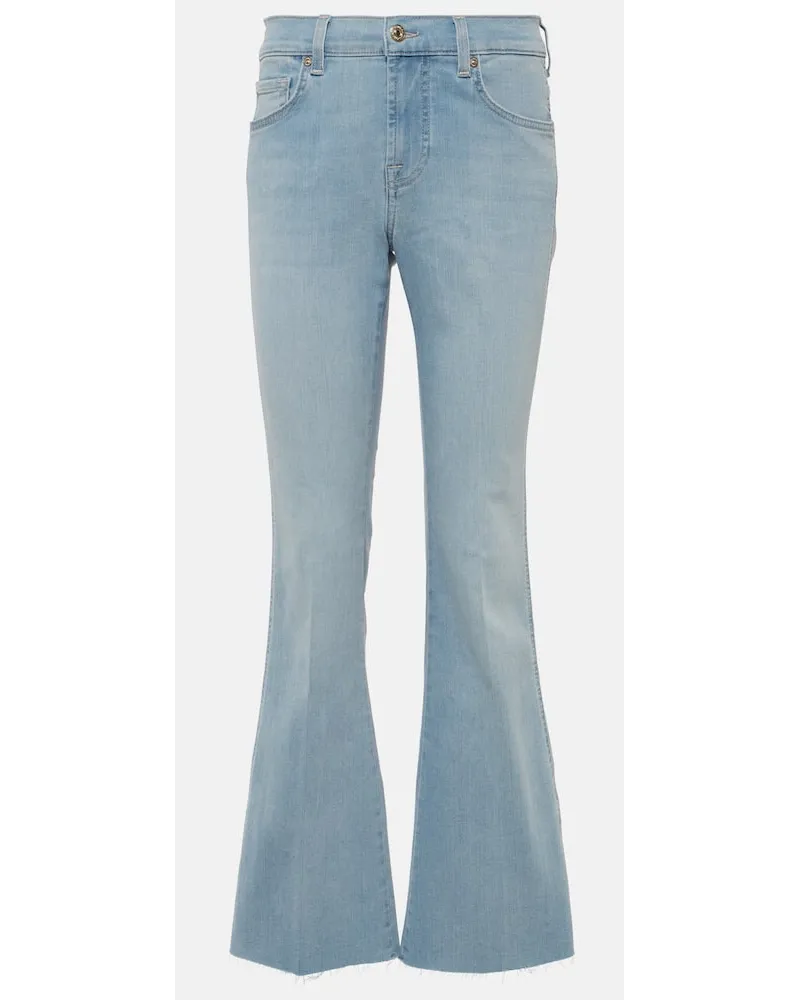 7 for all mankind Jeans bootcut B(Air) a vita media Blu