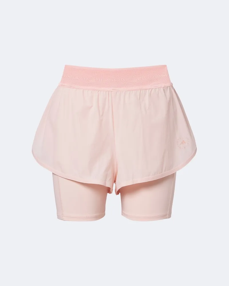 adidas Shorts sportivi con logo Rosa