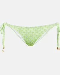 Melissa Odabash Slip bikini Key West con stampa Verde