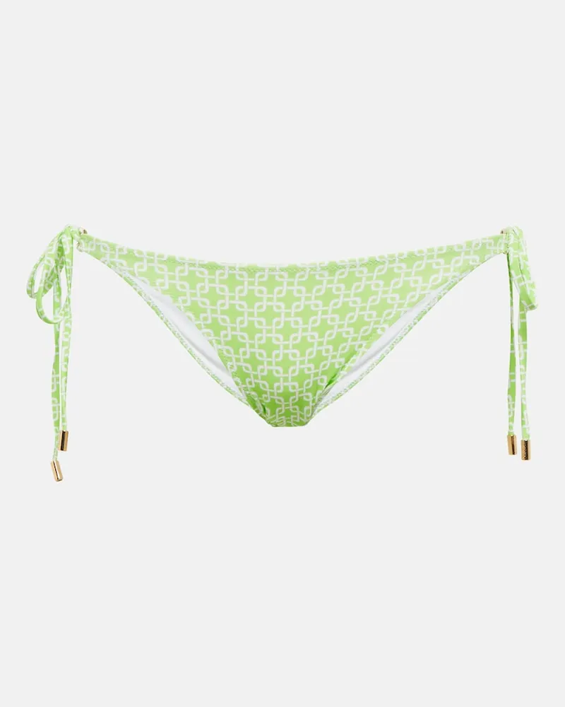 Melissa Odabash Slip bikini Key West con stampa Verde