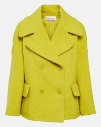 RED Valentino Giacca doppiopetto in lana Giallo