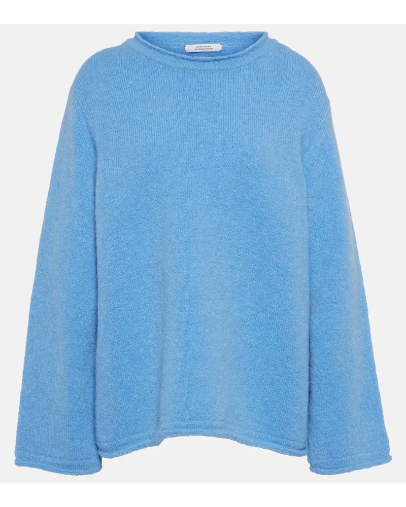 Dorothee Schumacher Pullover Cozy Comfort in misto alpaca Blu