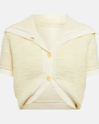 Jacquemus Cardigan cropped Campana Bianco