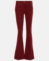 7 for all mankind Jeans bootcut a vita media Rosso