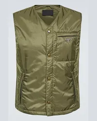 Prada Gilet imbottito Verde