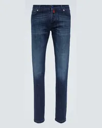 Kiton Jeans slim Blu