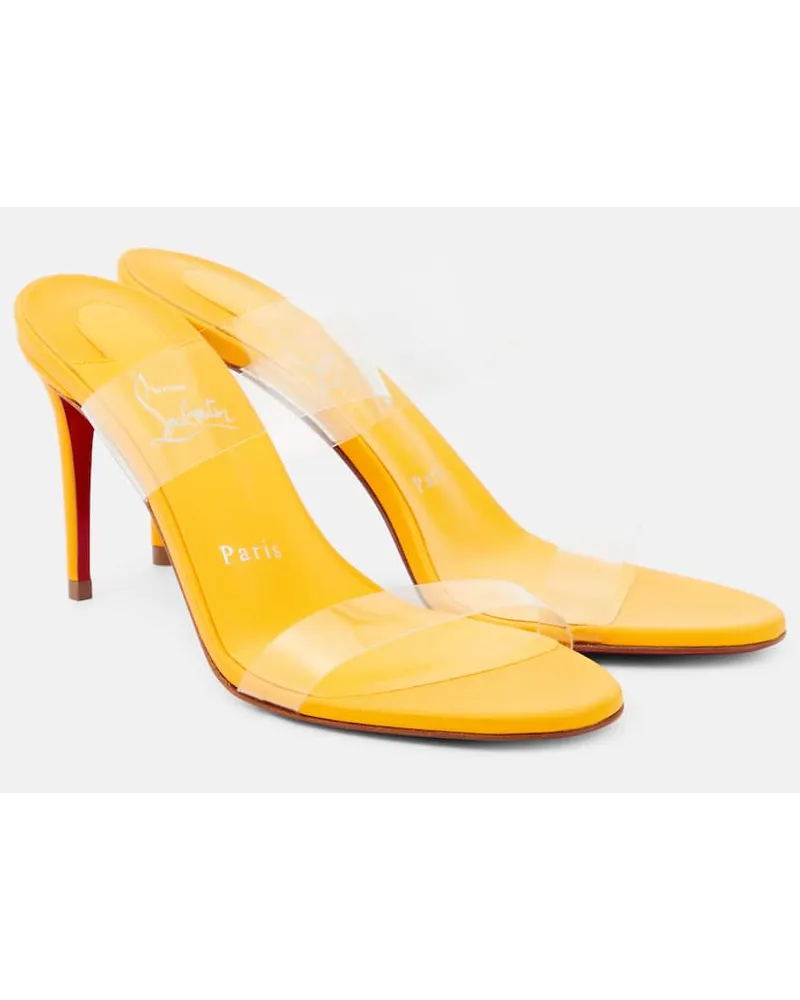 Christian Louboutin Sandali Just Nothing 85 in PVC Trasparente