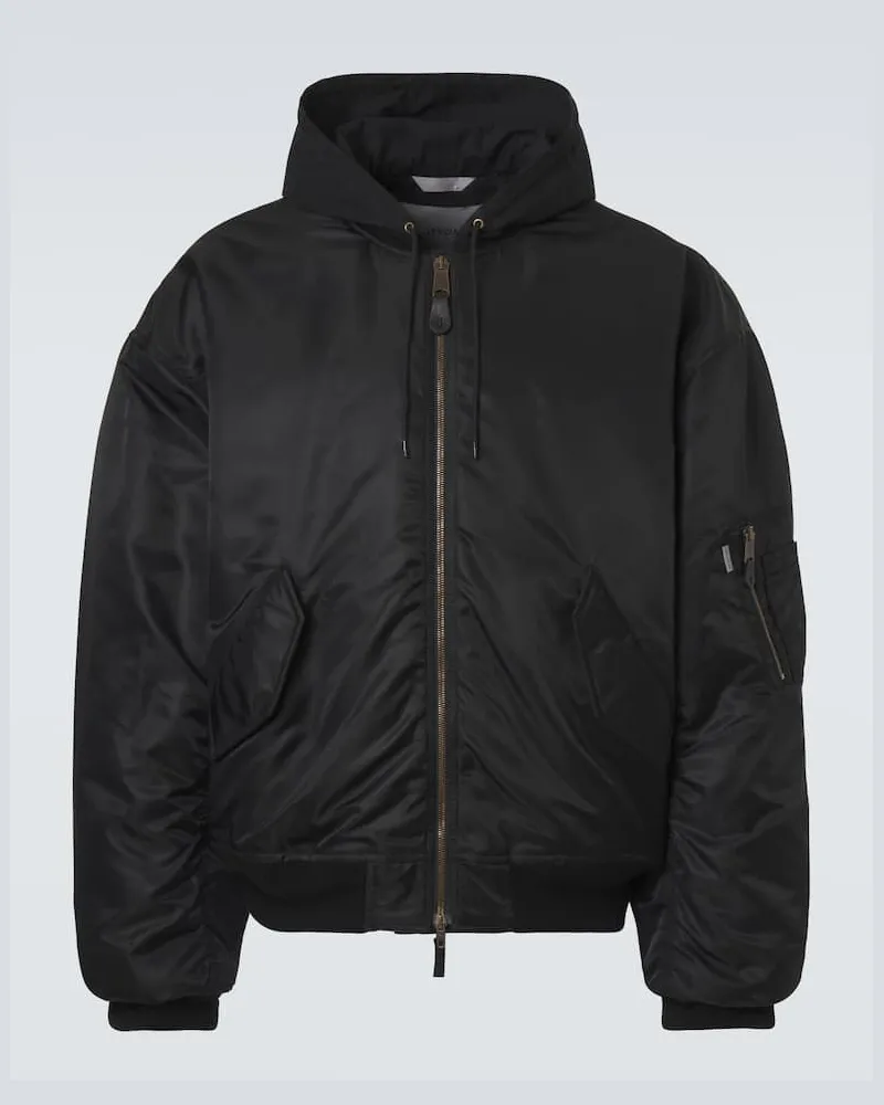 Balenciaga Giacca con cappuccio Nero