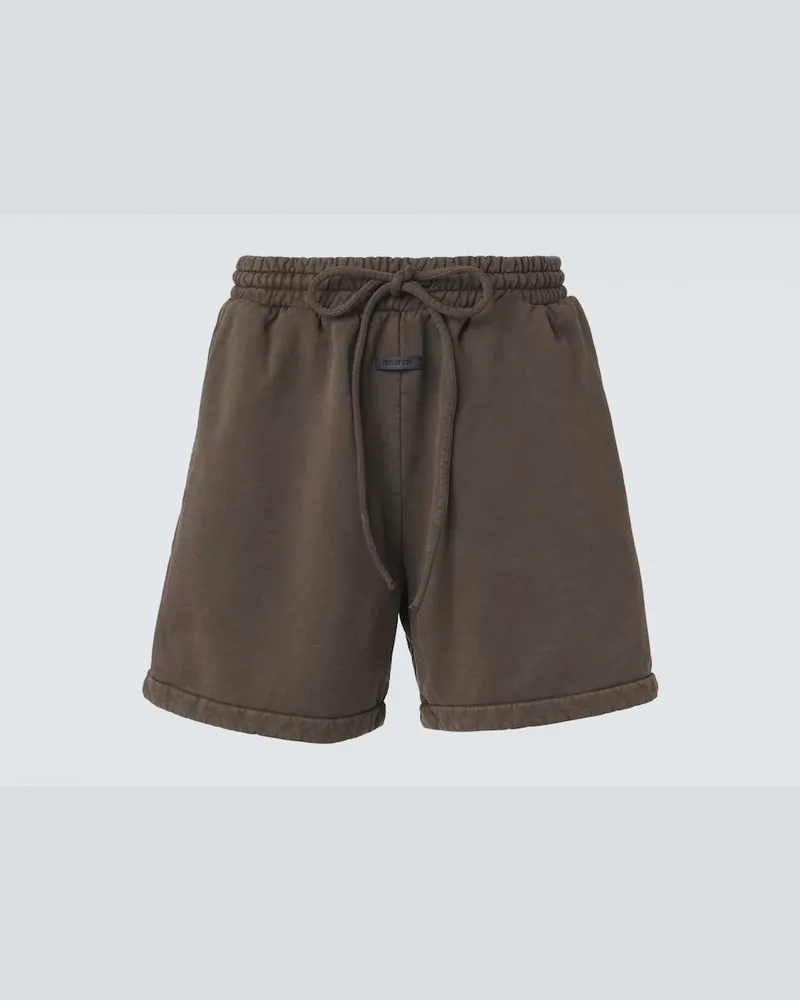 Fear of God Shorts in jersey di cotone Marrone