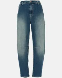 Adriano Goldschmied Jeans con gamba arrotondata a vita alta Blu