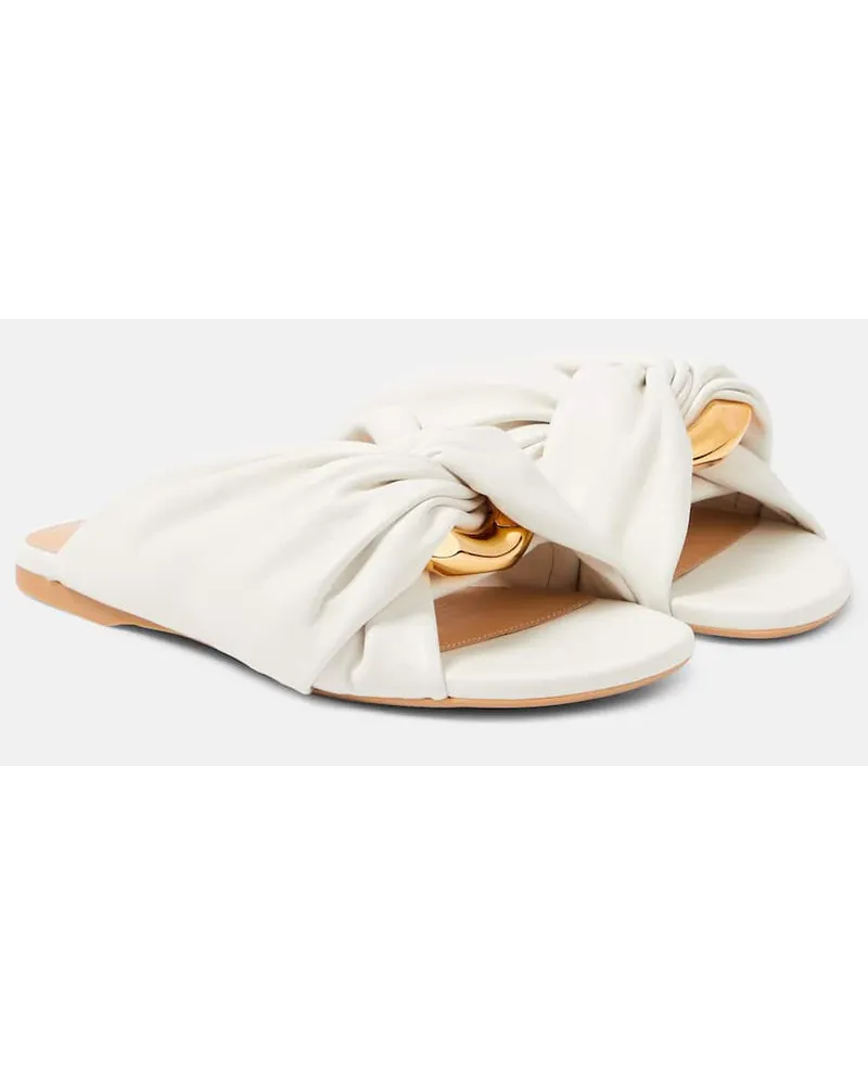 J.W.Anderson Sandali Corner in pelle Bianco