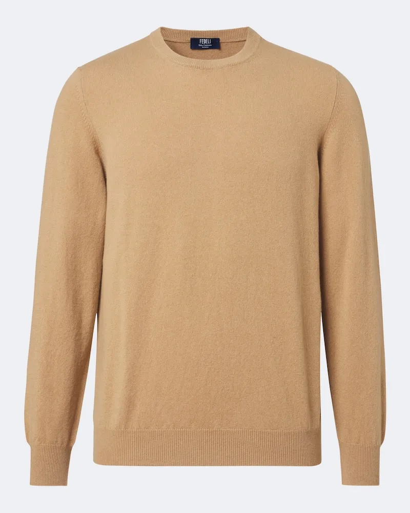 Fedeli Pullover in cashmere Beige