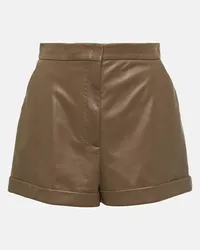 Max Mara Shorts Andorra in pelle Neutro