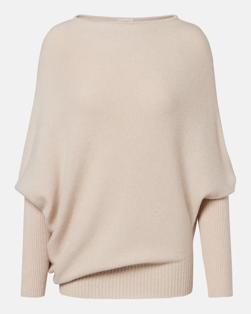 AGNONA Pullover asimmetrico in cashmere Beige