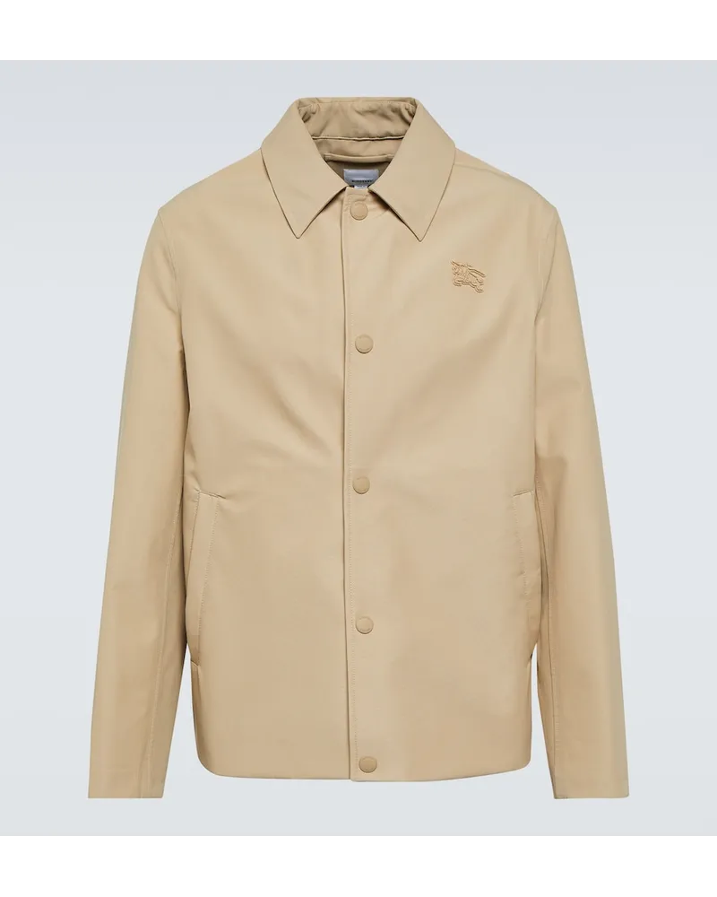 Burberry Giacca in misto cotone Beige