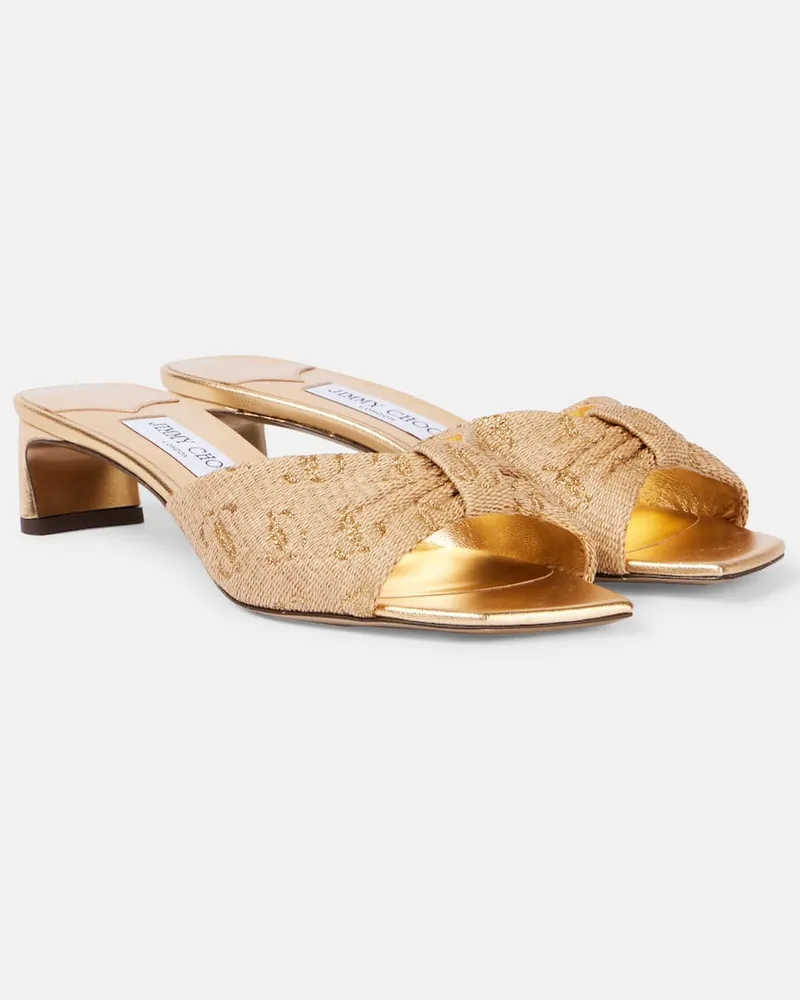 Jimmy Choo Mules Annika 35 Oro