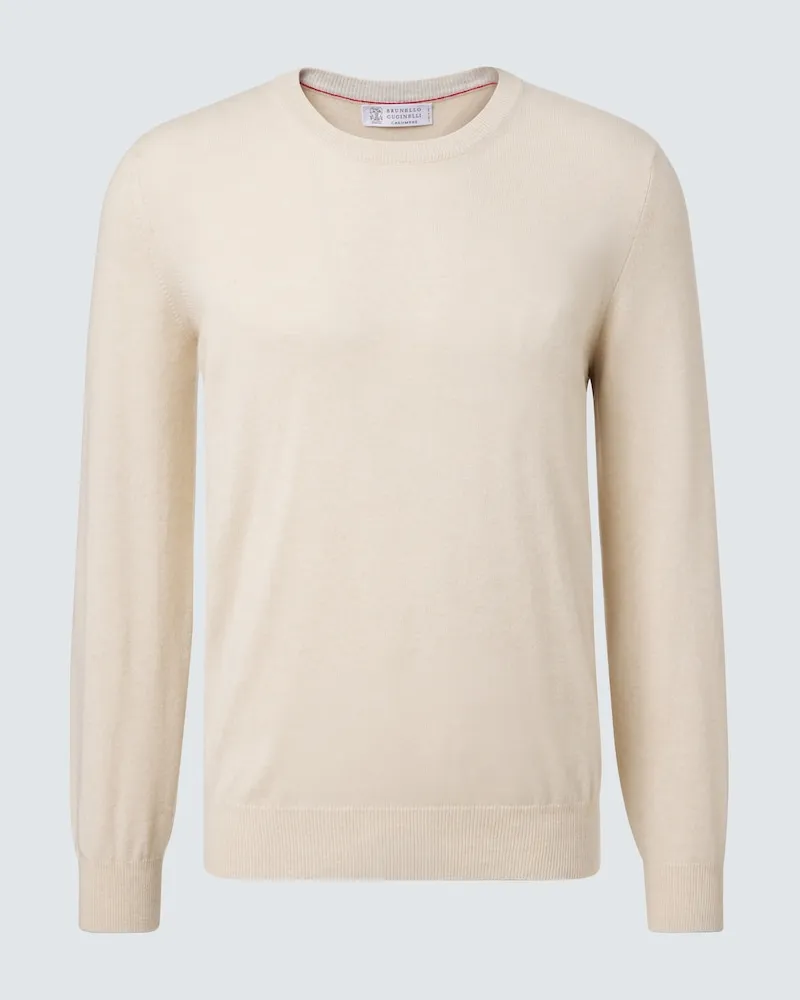 Brunello Cucinelli Pullover in cashmere Beige