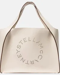 Stella McCartney Shopper Stella Logo Bianco