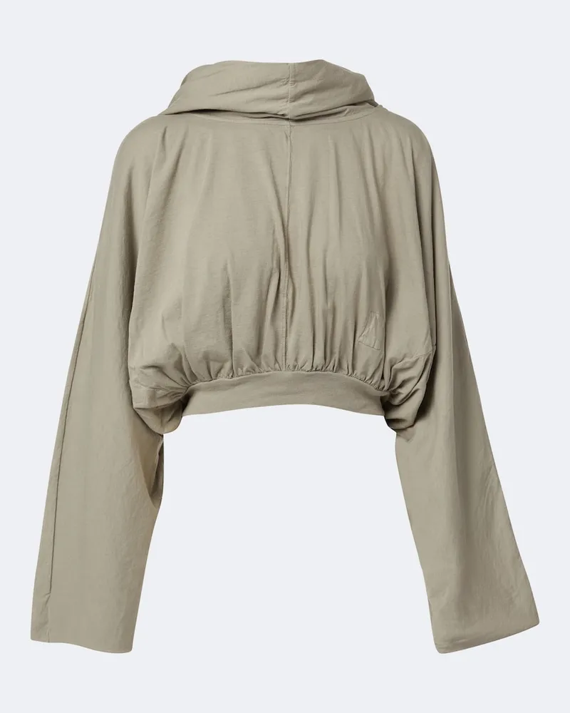 Rick Owens DRKSHDW – Felpa con cappuccio in cotone Grigio