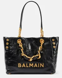 Balmain Borsa 1945 Soft Cabas Small in pelle Nero