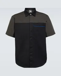 GR10K Camicia in misto cotone Nero