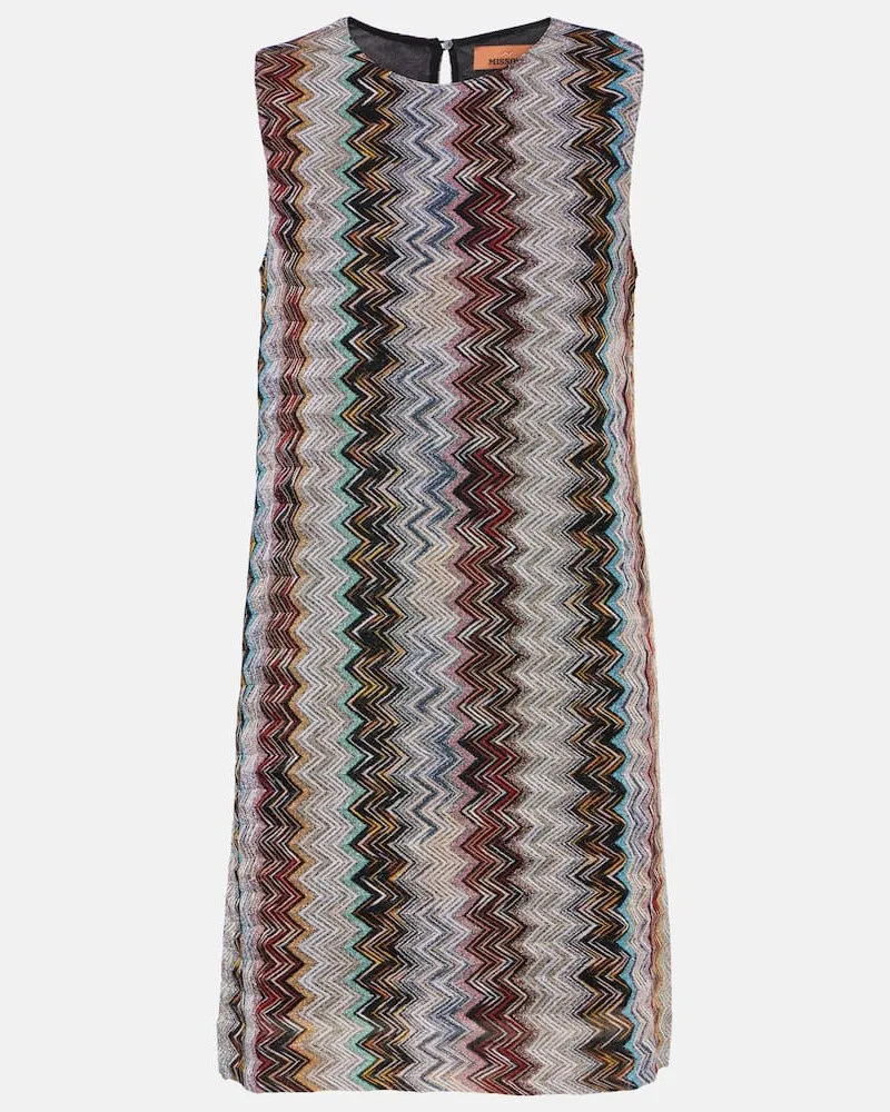 Missoni Abito corto in lamÃ© a zig-zag Multicolore