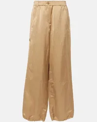 Dorothee Schumacher Pantaloni a gamba larga Slouchy Coolness Beige