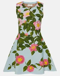 Oscar de la Renta Miniabito con stampa Multicolore