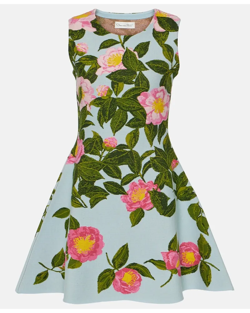 Oscar de la Renta Miniabito con stampa Multicolore