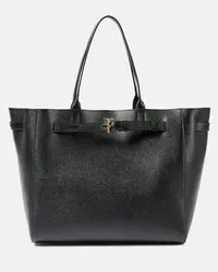 Tom Ford Borsa Tara Large in pelle martellata Nero