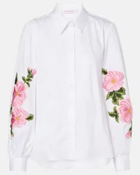 Carolina Herrera New York Camicia in misto cotone Bianco