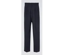 Pantaloni regular in lana vergine