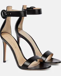 Gianvito Rossi Sandali Portofino 105 in pelle Nero