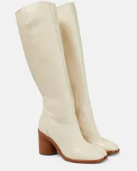 Maison Margiela Stivali Tabi in pelle Bianco