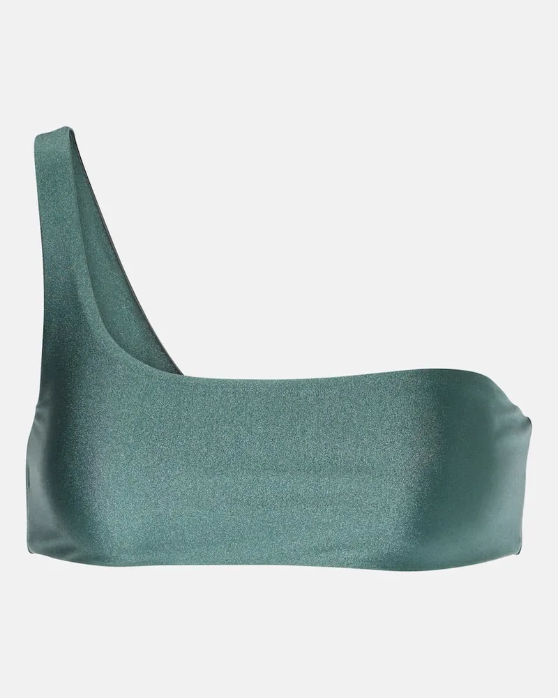 JADE SWIM Top bikini monospalla Eliza Verde