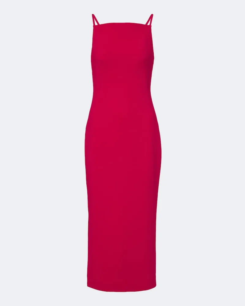 Givenchy Abito midi in crêpe cady Rosa
