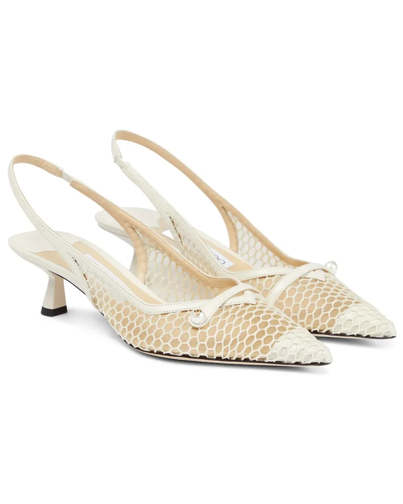 Jimmy Choo Pumps slingback Amita 45 Beige