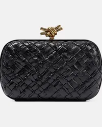 Bottega Veneta Clutch Knot in pelle Nero