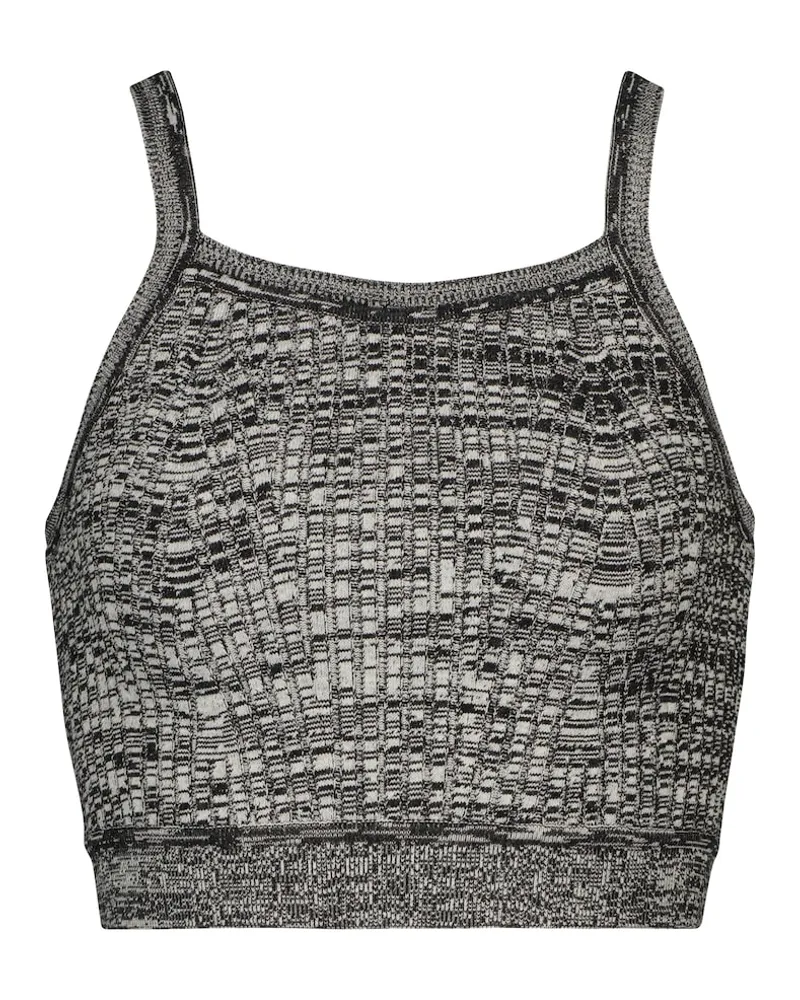 Live The Process Top sportivo Marl Nero