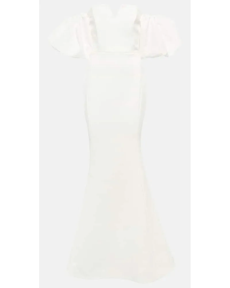Rebecca Vallance Bridal - Abito lungo Genevieve in crÃªpe Bianco