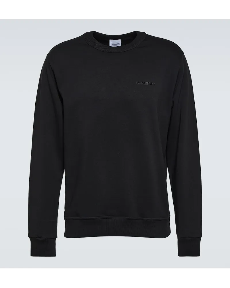 Burberry Felpa EKD in cotone Nero