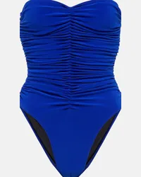 Norma Kamali Costume intero Slinky Marissa Blu