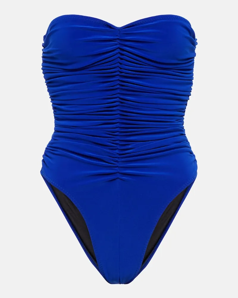 Norma Kamali Costume intero Slinky Marissa Blu