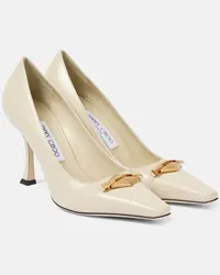 Jimmy Choo Pumps Ryker 90 in pelle Bianco