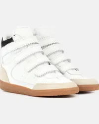 Isabel Marant Sneakers Bilsy in pelle con zeppa Bianco