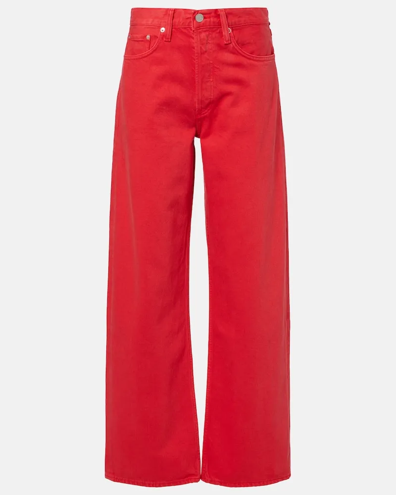 AGOLDE Jeans Arc 32 a gamba larga Rosso