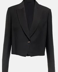 Brunello Cucinelli Blazer cropped Nero